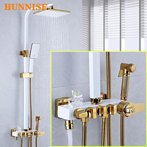 bathroom shower set four funtion mixer fauet rainfall head brass bathtub tap thermostatic system sets
bathroom shower set four funtion mixer fauet rainfall head brass bathtub tap thermostatic system sets