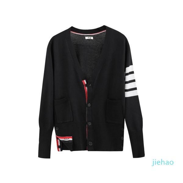 knitted cardigan 2021 spring and autumn new thin sweater with college style short loose coat women's top, Black
knitted cardigan 2021 spring and autumn new thin sweater with college style short loose coat women's top, Black