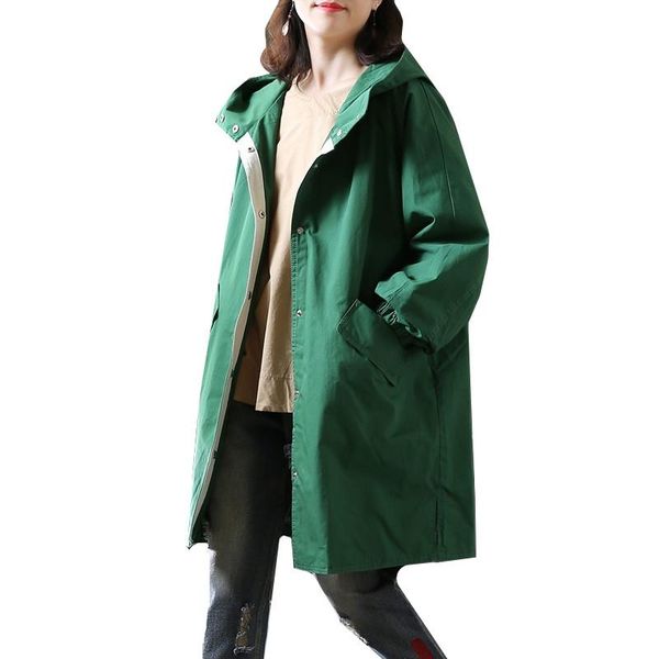women's trench coats fashion long coat women hooded spring autumn long-sleeve ladies cotton outerwear loose casual womens windbreaker t, Tan;black
women's trench coats fashion long coat women hooded spring autumn long-sleeve ladies cotton outerwear loose casual womens windbreaker t, Tan;black