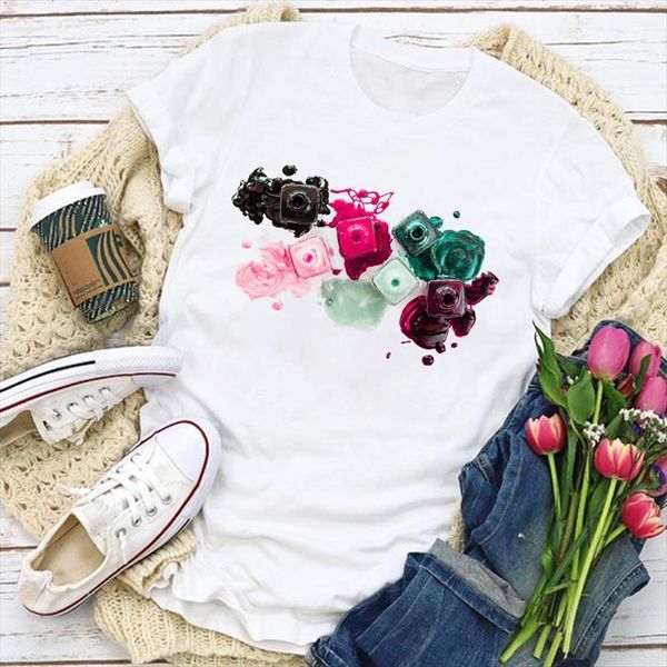 and women graphic 3d men t shirt splash womens 90s make fashion finger nail summer lady clothing clothes tee female, White;black
and women graphic 3d men t shirt splash womens 90s make fashion finger nail summer lady clothing clothes tee female, White;black