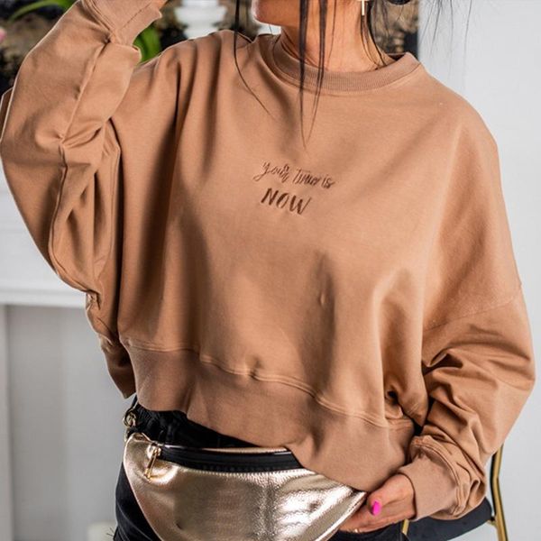 women's hoodies & sweatshirts sweatshirt letter print long sleeve o-neck drop shoulders female 2021 autumn loose fashion ladies pullove, Black
women's hoodies & sweatshirts sweatshirt letter print long sleeve o-neck drop shoulders female 2021 autumn loose fashion ladies pullove, Black