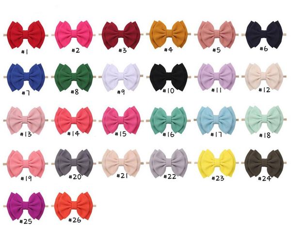 30pcs/lot, 6'' waffle hair bows nylon headband for girls kids soft elastic headbands band accessories wholesale, Slivery;white
30pcs/lot, 6'' waffle hair bows nylon headband for girls kids soft elastic headbands band accessories wholesale, Slivery;white