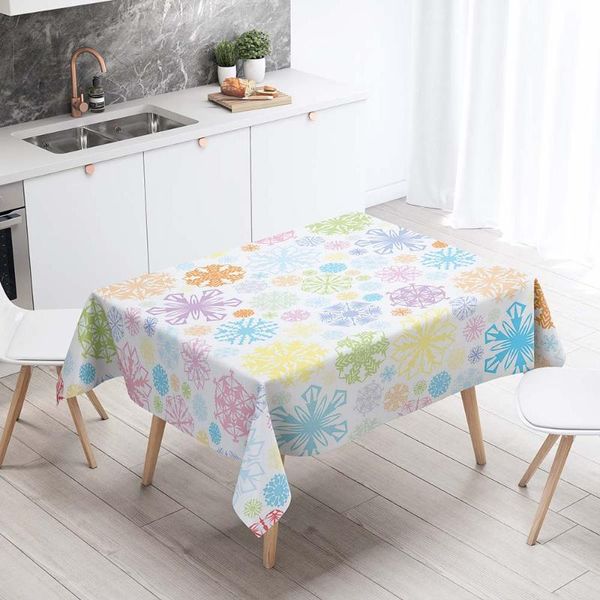 table cloth rectangular tablecloths 3d printing falling snowflake pattern dining kitchen decoration
table cloth rectangular tablecloths 3d printing falling snowflake pattern dining kitchen decoration