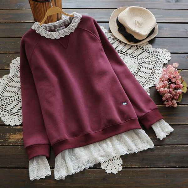 women's hoodies & sweatshirts lace patchwork small whale embroidery pullover women autumn winter mori girl, Black
women's hoodies & sweatshirts lace patchwork small whale embroidery pullover women autumn winter mori girl, Black