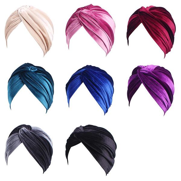 beanie/skull caps winter velvet pre-knotted turban soild color head wrap for women smooth headscarf outside keep warm hair accessories, Blue;gray
beanie/skull caps winter velvet pre-knotted turban soild color head wrap for women smooth headscarf outside keep warm hair accessories, Blue;gray