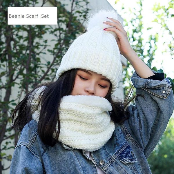 hats, scarves & gloves sets winter women scarf beanie hats two piece knitted caps fleece lining for warm windproof and, Blue;gray
hats, scarves & gloves sets winter women scarf beanie hats two piece knitted caps fleece lining for warm windproof and, Blue;gray