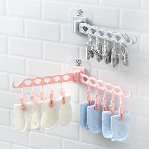 hangers & racks punch-multi-clip folding hangers, household bathroom kitchen wall-mounted hooks, socks and underwear drying
hangers & racks punch-multi-clip folding hangers, household bathroom kitchen wall-mounted hooks, socks and underwear drying