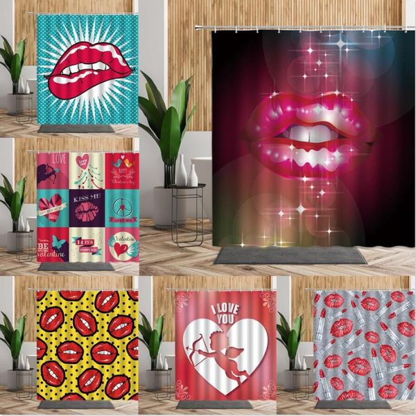 pink red lip shower curtain printed bathroom decor valentine backdrop cloth waterproof creative bath curtains for girl gift
pink red lip shower curtain printed bathroom decor valentine backdrop cloth waterproof creative bath curtains for girl gift
