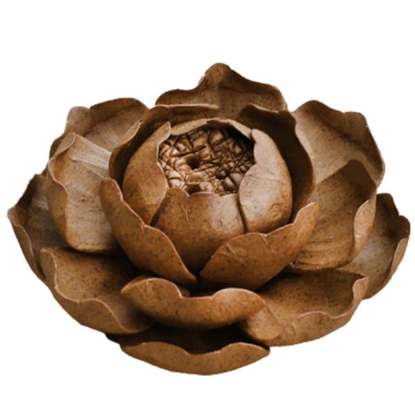 fragrance lamps 1pc ceramic lotus incense insertion zen sandalwood line burner