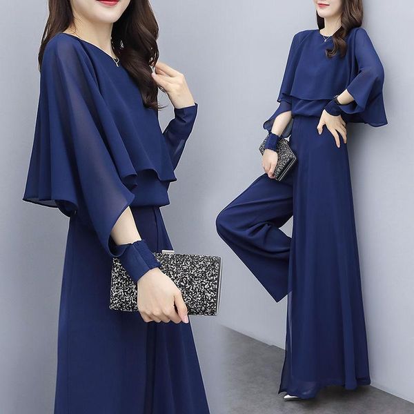 women's two piece pants fashion women solid color trousers suit summer chiffon o neck batwing shirt + holiday ladies wide-leg length se, White
women's two piece pants fashion women solid color trousers suit summer chiffon o neck batwing shirt + holiday ladies wide-leg length se, White