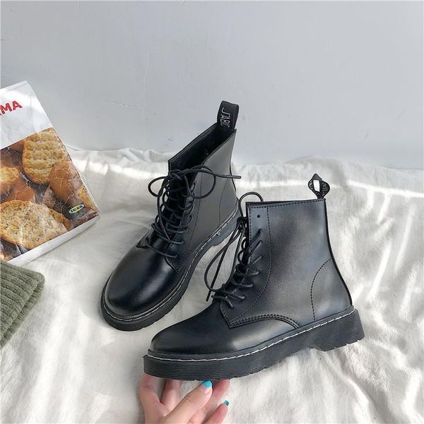 boots solid black leather ankle for women shoes woman autumn female winter lace up platform motorcycle plus size
boots solid black leather ankle for women shoes woman autumn female winter lace up platform motorcycle plus size