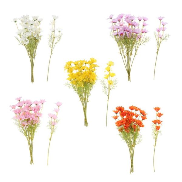 decorative flowers & wreaths 10heads artificial daisy long branch bouquet for home wedding garden decoration diy bridal silk fake flower acc
decorative flowers & wreaths 10heads artificial daisy long branch bouquet for home wedding garden decoration diy bridal silk fake flower acc