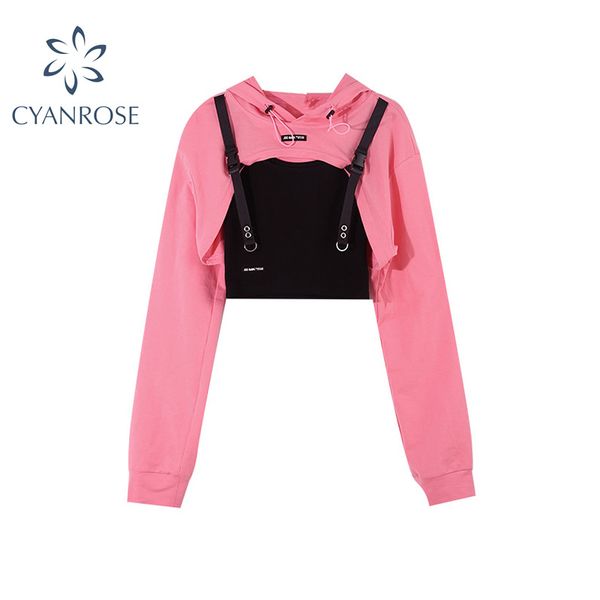 women fashion casual punk goth hoodie long sleeve stylish crop spring autumn pullover thin sweatshirt pink tracksuit 210417, White
women fashion casual punk goth hoodie long sleeve stylish crop spring autumn pullover thin sweatshirt pink tracksuit 210417, White