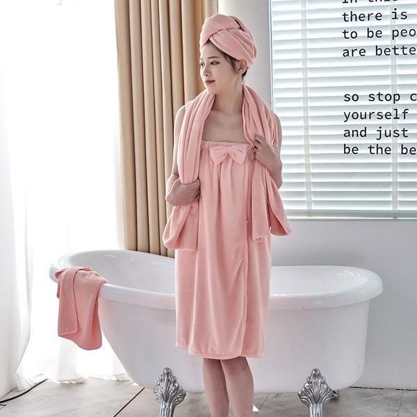 towel adults large bathroom wearable bath set for women super soft quick-drying home shower cap dry hair
towel adults large bathroom wearable bath set for women super soft quick-drying home shower cap dry hair
