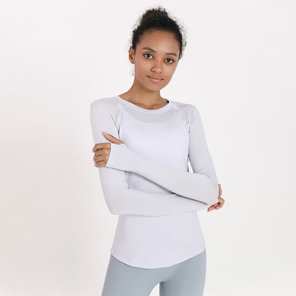 slim yoga suit long sleeve women's quick drying and breathable fitness wearing running t-shirt, Gray
slim yoga suit long sleeve women's quick drying and breathable fitness wearing running t-shirt, Gray