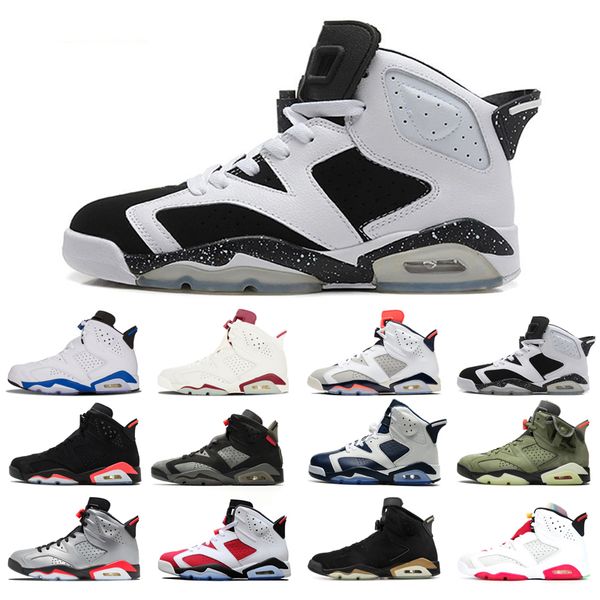 man's basketball shoes 6s high cut alternate angry bull black cat infrared carmine dmp hare olympic oreo sport blue unc white infared t
man's basketball shoes 6s high cut alternate angry bull black cat infrared carmine dmp hare olympic oreo sport blue unc white infared t