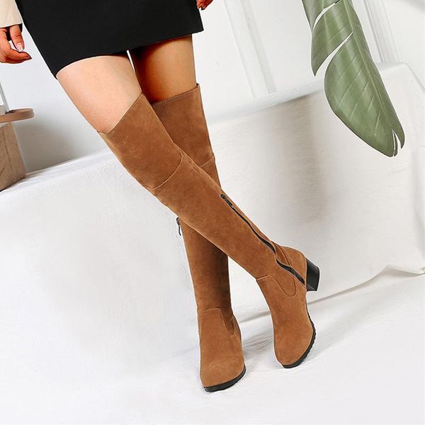 boots ml9143 over-the-knee women's suede with large size round head autumn and winter black knight women
boots ml9143 over-the-knee women's suede with large size round head autumn and winter black knight women