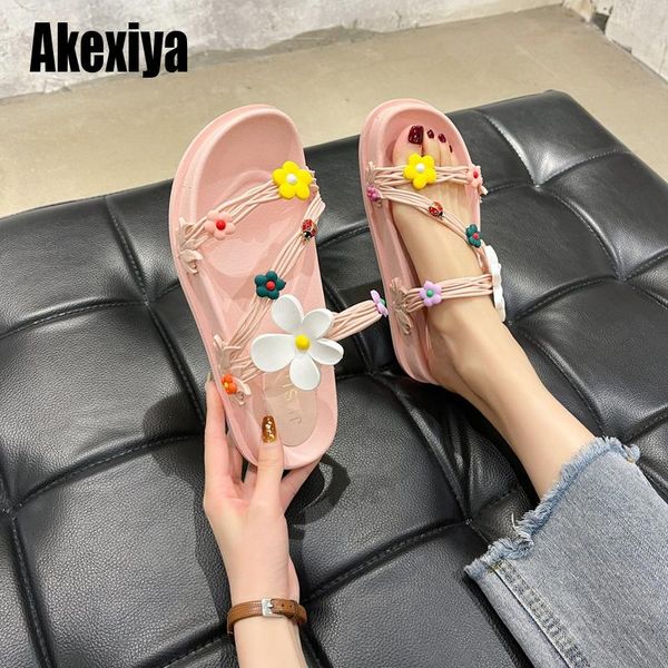 women slippers women's slides woman cute flower flat shoes female causel footwear ladies beach size 36-40 bc247, Black
women slippers women's slides woman cute flower flat shoes female causel footwear ladies beach size 36-40 bc247, Black