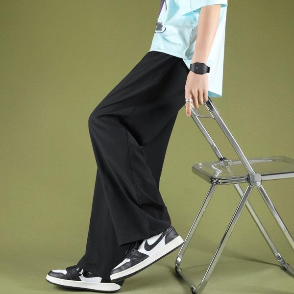 men's pants ice silk spring summer thin black gray trousers streetwear loose college fashion package mail couples 2021
men's pants ice silk spring summer thin black gray trousers streetwear loose college fashion package mail couples 2021