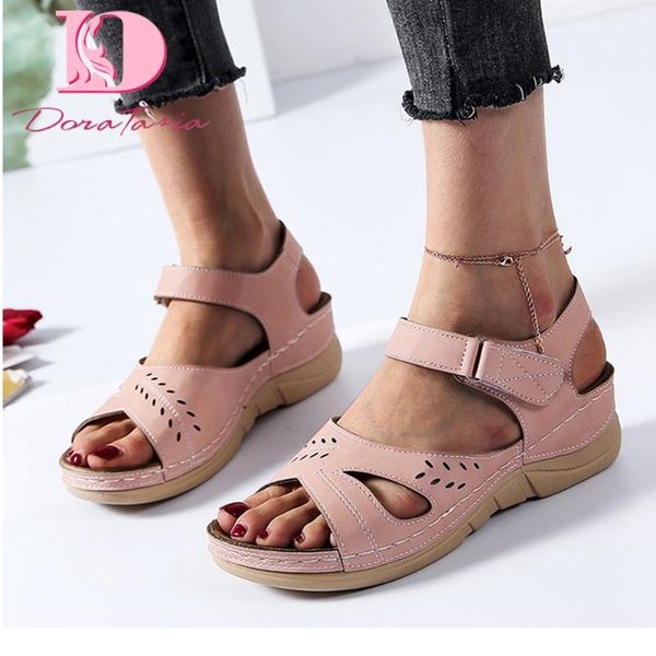 doratasia 2021 large size 43 gladiator women sandals med wedges platform rome summer casual woman shoes, Black
doratasia 2021 large size 43 gladiator women sandals med wedges platform rome summer casual woman shoes, Black