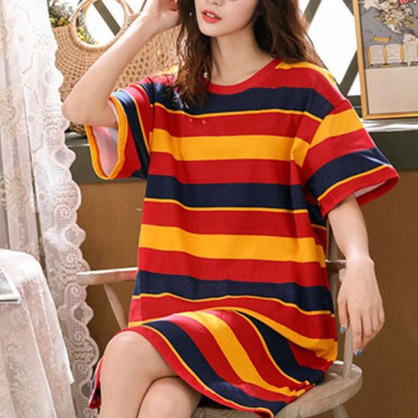 nightgowns women plus size fashion loose pajamas summer comfortable home suit for cotton short sleeve nightdress women's sleepwear, Black;red
nightgowns women plus size fashion loose pajamas summer comfortable home suit for cotton short sleeve nightdress women's sleepwear, Black;red