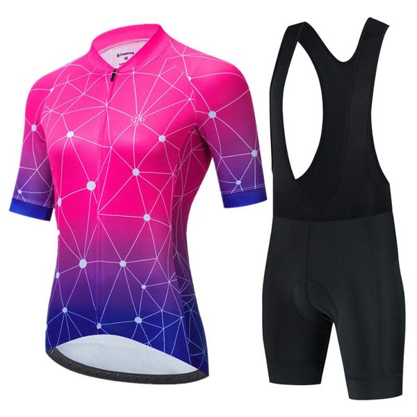 racing sets 2021 women cycling jersey set summer anti-uv breathable quick-dry shirt mtb road bike bib shorts roupa ciclismo feminina, Black;blue
racing sets 2021 women cycling jersey set summer anti-uv breathable quick-dry shirt mtb road bike bib shorts roupa ciclismo feminina, Black;blue