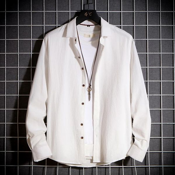 men's casual shirts 2021 men office shirt long sleeve dress man business party solid work wear formal slim male xxxxl, White;black