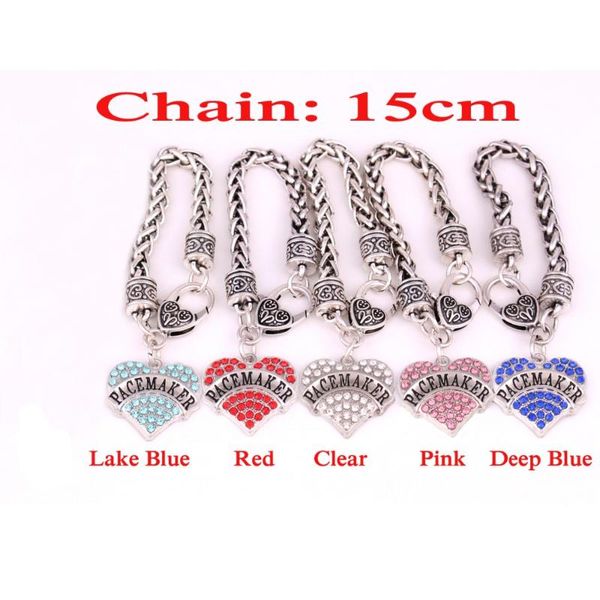 charm bracelets pacemaker awareness alert crystal heart silver plated with 15cm wheat chain lobster claw bracelet sign jewelry, Golden;silver
charm bracelets pacemaker awareness alert crystal heart silver plated with 15cm wheat chain lobster claw bracelet sign jewelry, Golden;silver