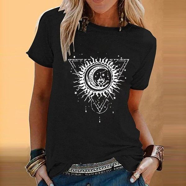 sun moon t-shirt women casual short sleeves vintage printed tee o-neck creative pattern camisetas women's, White
sun moon t-shirt women casual short sleeves vintage printed tee o-neck creative pattern camisetas women's, White