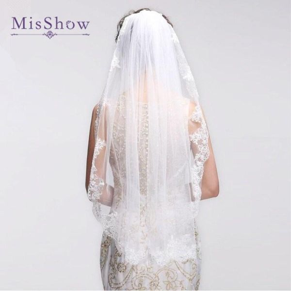 bridal veils misshow short one layer lace tulle wedding veil with comb appliques edge accessories, Black
bridal veils misshow short one layer lace tulle wedding veil with comb appliques edge accessories, Black