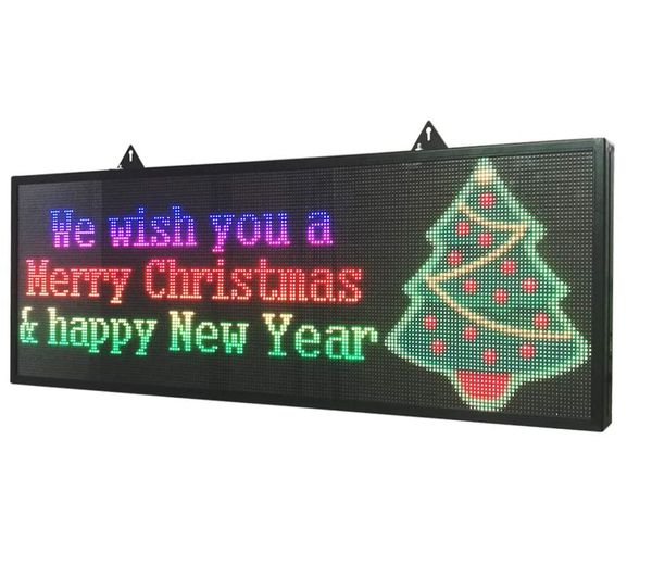 led display full color electronic scrolling screen 39"x14" usb can edit text image animation for shop window advertising signs
led display full color electronic scrolling screen 39"x14" usb can edit text image animation for shop window advertising signs