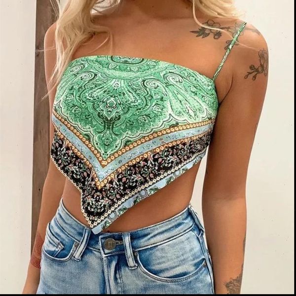 casual green slim print women tanks spaghetti strap cropped summer ladies backless beach camisole female chic, White
casual green slim print women tanks spaghetti strap cropped summer ladies backless beach camisole female chic, White
