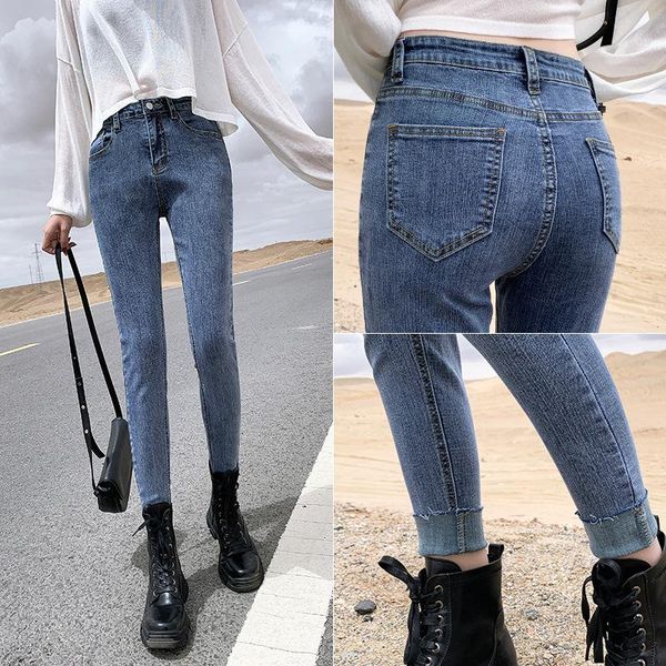 women vintage stretch skinny jeans high waist jean denim pants pencil slim fit tight narrow leg trousers women's, Blue
women vintage stretch skinny jeans high waist jean denim pants pencil slim fit tight narrow leg trousers women's, Blue
