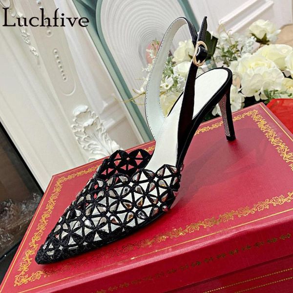 sandals crystal hollow pointy toe summer high heels party shoes ankle strap ladies black diamond woman
sandals crystal hollow pointy toe summer high heels party shoes ankle strap ladies black diamond woman