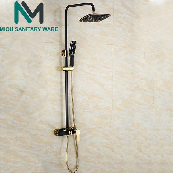 black golden shower set cold mixer faucet abs plastic head and hand luxury bath wall mount bathroom sets
black golden shower set cold mixer faucet abs plastic head and hand luxury bath wall mount bathroom sets