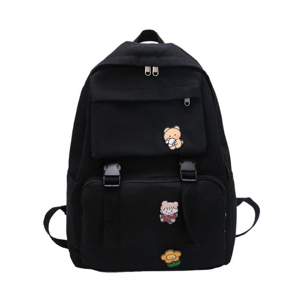 school bags big size women men canvas lapbackpack with badges travel college student gift for girls
school bags big size women men canvas lapbackpack with badges travel college student gift for girls