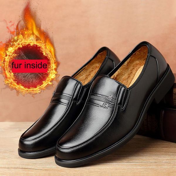 dress shoes genuine leather men social winter waterproof male wedding shoe chaussure homme office formal, Black
dress shoes genuine leather men social winter waterproof male wedding shoe chaussure homme office formal, Black
