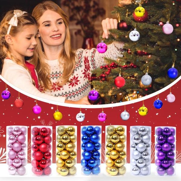 novelty items 24pcs plastic balls ornament for christams tree decor christmas decorations home hanging wedding supplies #t2p
novelty items 24pcs plastic balls ornament for christams tree decor christmas decorations home hanging wedding supplies #t2p