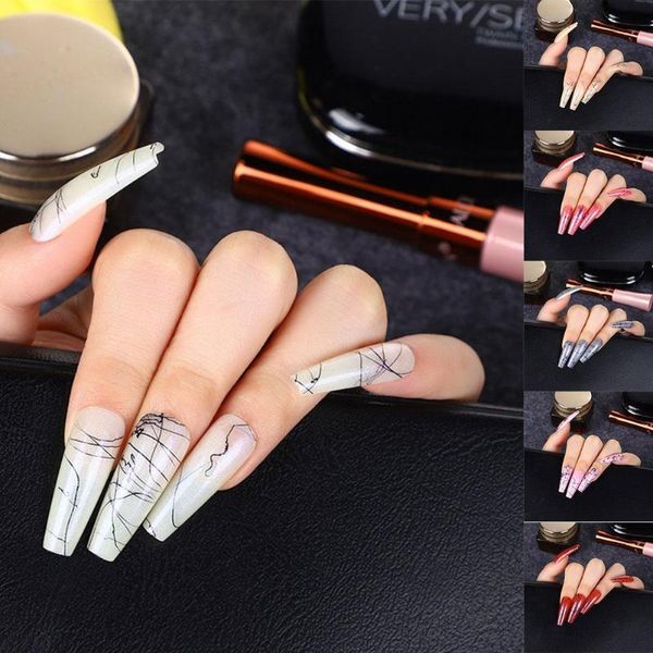 false nails 24 pieces of bag full stickers long ballet fake nail art with glue pressed on the artificial manicure, Red;gold
false nails 24 pieces of bag full stickers long ballet fake nail art with glue pressed on the artificial manicure, Red;gold