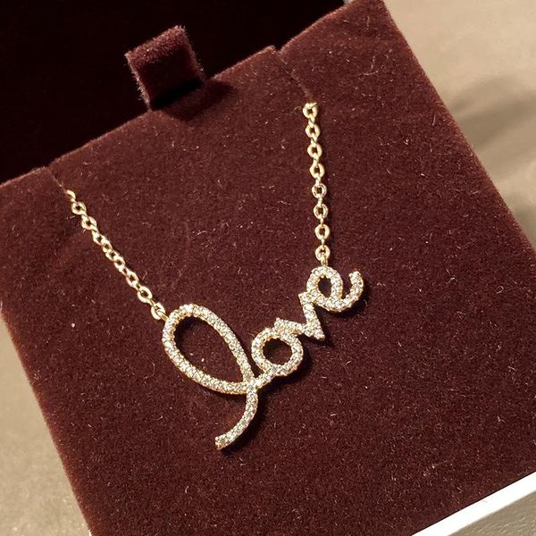 chains simple love letter necklace women niche clavicle chain light luxury pendant gold color jewelry girlfriend birthday gift colar, Silver
chains simple love letter necklace women niche clavicle chain light luxury pendant gold color jewelry girlfriend birthday gift colar, Silver