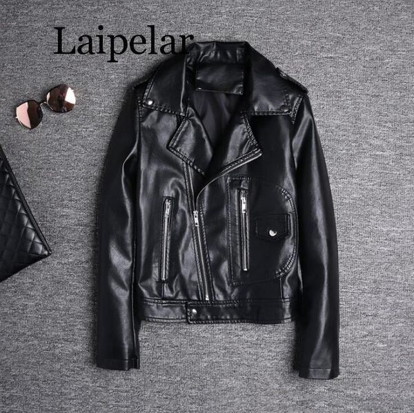 Women's Jackets Laipelar Autumn Korean Version Of The Red PU Lapel Slim Female Heather Long Sleeve Fashion Coat BN93, Black;brown
Women's Jackets Laipelar Autumn Korean Version Of The Red PU Lapel Slim Female Heather Long Sleeve Fashion Coat BN93, Black;brown
