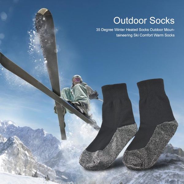 sports socks 1 pair winter heated warm soft comfort 35 degree outdoor skiing for exercise sport ornaments, Black
sports socks 1 pair winter heated warm soft comfort 35 degree outdoor skiing for exercise sport ornaments, Black