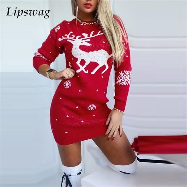 vestidos winter snowflake elk jacquard mini dresses casual long sleeve christmas party elegant o neck women sweater 211119, Black;gray
vestidos winter snowflake elk jacquard mini dresses casual long sleeve christmas party elegant o neck women sweater 211119, Black;gray