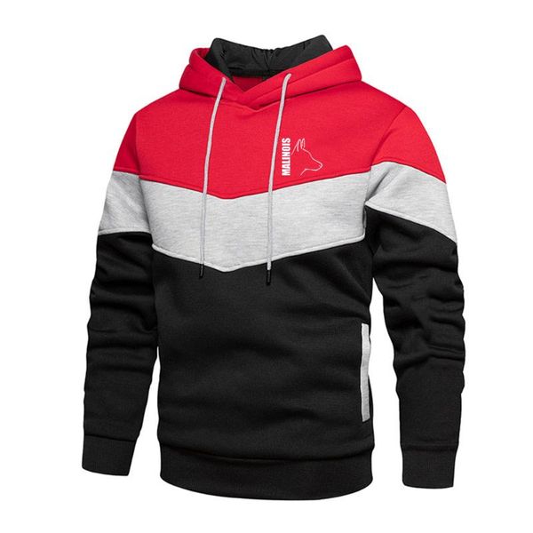 men's hoodies & sweatshirts 2021 silly dog belgian malinois printing fashion sportswear casual three color stitching spring and autumn, Black
men's hoodies & sweatshirts 2021 silly dog belgian malinois printing fashion sportswear casual three color stitching spring and autumn, Black