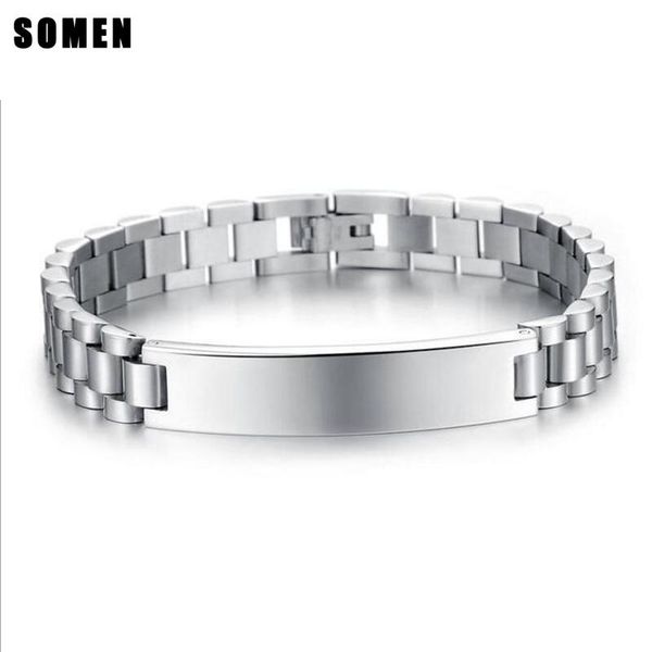 link, chain 21cm silver color stainless steel adjustable bracelet for men classic style polished bracelets wholesale jewelry, Black
link, chain 21cm silver color stainless steel adjustable bracelet for men classic style polished bracelets wholesale jewelry, Black