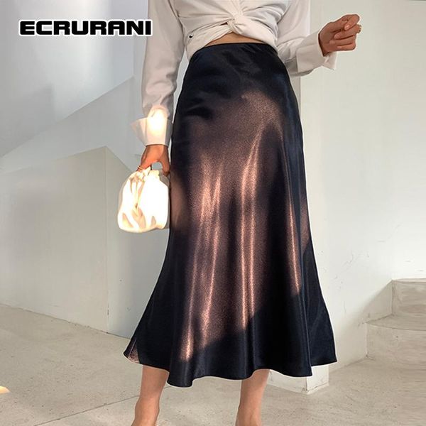 skirts ecrurani temperament elegant minimalist skirt for women high waist solid midi female clothing 2021 summer fashionable, Black
skirts ecrurani temperament elegant minimalist skirt for women high waist solid midi female clothing 2021 summer fashionable, Black