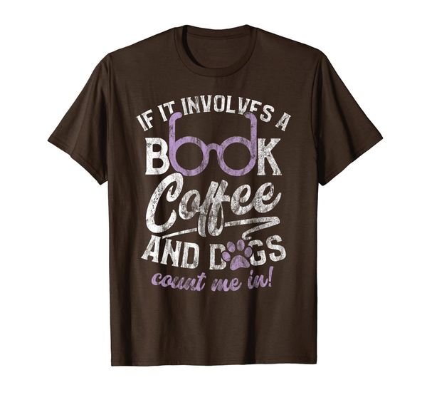 involves reading books with lamp light coffee and dogs shirt, White;black 
involves reading books with lamp light coffee and dogs shirt, White;black