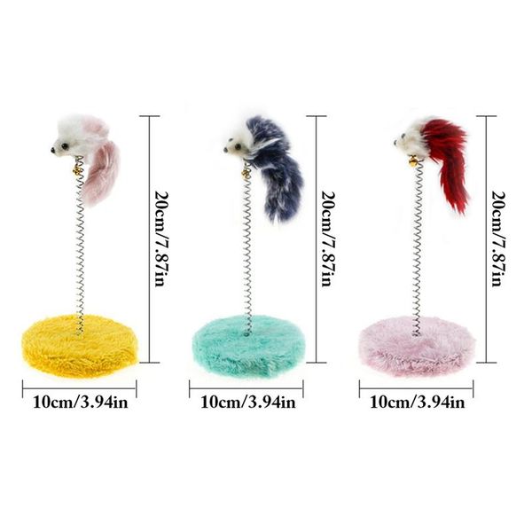 cat toys spring toy interactive plush scratching kitten mouse with bell feather wand funny training dorakitten
cat toys spring toy interactive plush scratching kitten mouse with bell feather wand funny training dorakitten