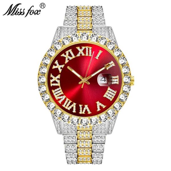 wristwatches missfox men watches full diamont quartz watch for male fashion red dial waterproof hip hop clock drop, Slivery;brown
wristwatches missfox men watches full diamont quartz watch for male fashion red dial waterproof hip hop clock drop, Slivery;brown