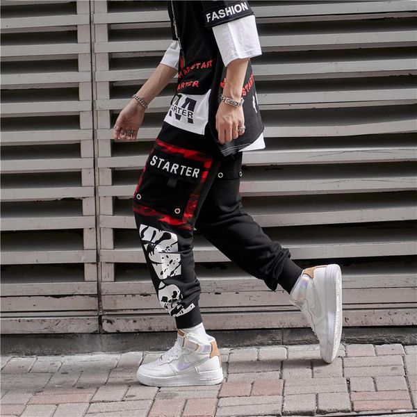 men's pants men hip hop joggers sweatpant side pocket cargo male baggy casual tactical streetwear harajuku hipster trousers, Black
men's pants men hip hop joggers sweatpant side pocket cargo male baggy casual tactical streetwear harajuku hipster trousers, Black